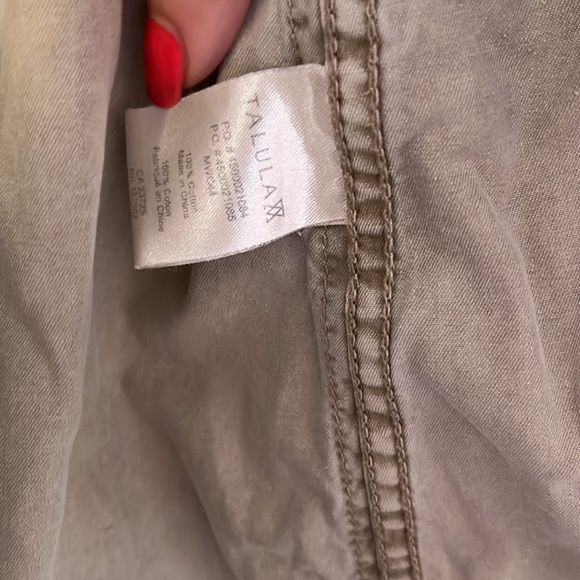 Aritzia Talula Hooded Beige Utility Jacket Size XS - Picture 6 of 14